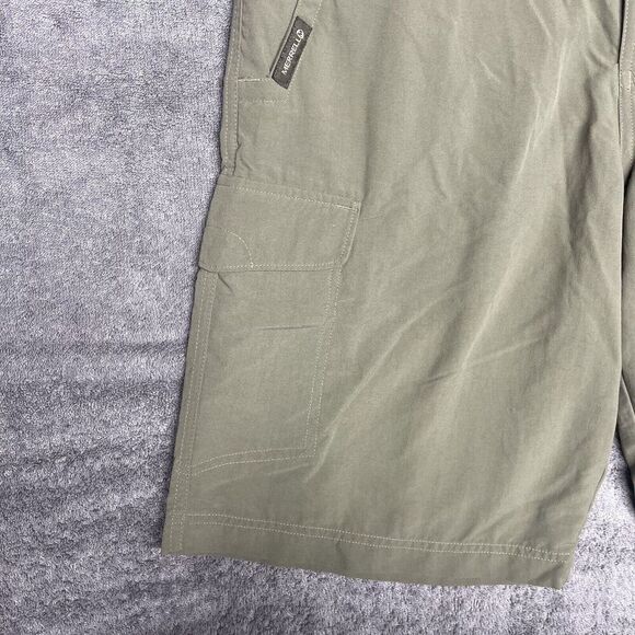 Merrell Mens 32 Opti-Wick UPF 50+ Outdoor Trail Cargo Shorts Green - Picture 5 of 11